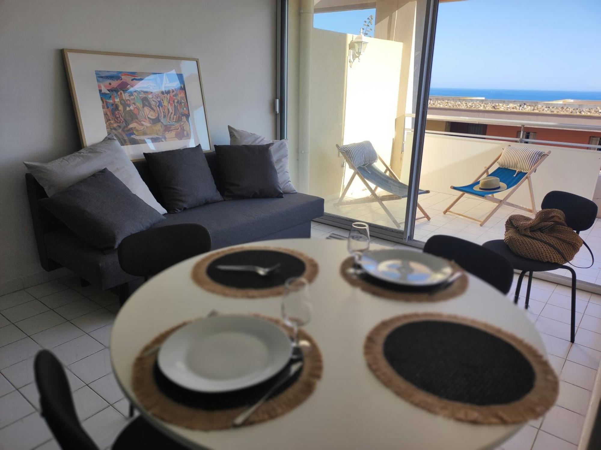 Appartement Vue Bleu Azur Sete Ngoại thất bức ảnh